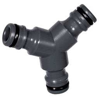Elgo Triple Snap-On Joiner - For Garden Hose Plastic