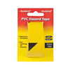 Everbuild PVC Hazard Tape - Black and Yellow - 25mm x 10m