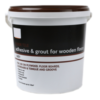 Floor Tile Adhesive & Grout - Wooden Floors - Grey 17kg
