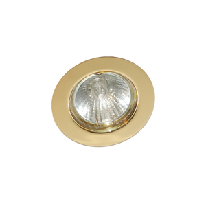 GET Fixed Die-Cast Downlight - Mains 230V 50W - Brass