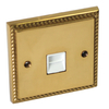 GET Georgian Rope Brass Plated Telephone Socket