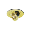 GET Tilt Die-Cast Eyeball Downlighter - Mains 240V 50W - Brass