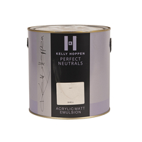 Kelly Hoppen Acrylic Matt Emulsion Paint - Shell - 2.5L