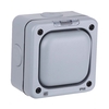 MK Weatherproof Outdoor Garden Single 1 Way Light Switch - IP56 - 10A