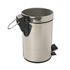 Nabis Sanitare Stainless Steel Pedal Bin - 3 Litre - Chrome