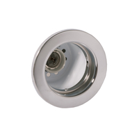 Newlec R80 Ceiling Downlighter - 100W Max - Chrome