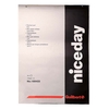 Niceday A1 White Plain Punched Paper Flipchart Pad - 100GSM - 40 Sheet