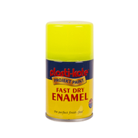 Plasti-kote Enamel Spray Paint - Yellow - 100ml