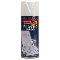 Plasti-Kote Plastic Spray Paint - White