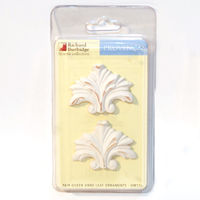 Richard Burbidge Provencal QueenAnne Leaf Ornament Pair