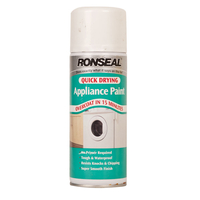 Ronseal Quick Drying Appliance Spray Paint - Brilliant White - 400ml