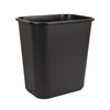 Rubbermaid Rectangular Waste Bin Black 26LTR Office