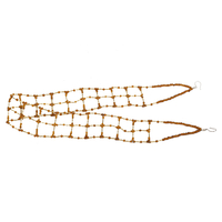 Rufflette Beaded Bead Rope Decorative Curtain Tieback - Krista