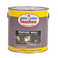 Sandtex Feature Wall Smooth Masonry Paint - Evening Shadow - 2.5L