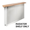 Spur MDF Radiator Shelf - Light Oak Effect - 1800mm