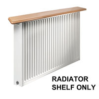 Spur MDF Radiator Shelf - Light Oak Effect - 1800mm