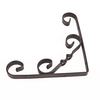Spur Scroll Bracket - 150 x 150mm - Bronze