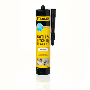 Stanley Bathroom & Kitchen Acrylic Sealant - White - 300ml