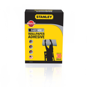 Stanley Wallpaper Paste Adhesive Powder - Up to 30 Rolls