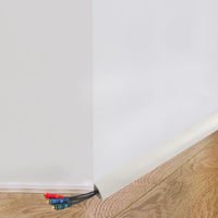 Stikatak Floor Trim Wire Tidy - White - 4 Metres