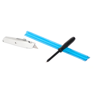 Stikatak Vinyl Flooring Fitting Kit - Pro Knife Scribe & Ruler