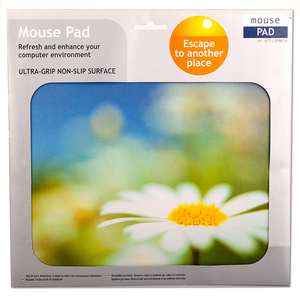 Storex Computer Ultra-grip Non-slip Surface Mouse Mat Pad - Daisy