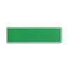 Styrox Adhesive Business Office Signs - Blank Green - 330 x 95mm