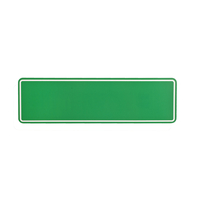 Styrox Adhesive Business Office Signs - Blank Green - 330 x 95mm