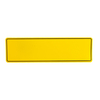Styrox Adhesive Business Office Signs - Blank Yellow - 330 x 95mm