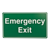 Styrox Adhesive Business Office Signs - Emergency Exit - 330 x 190mm
