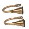 Sunflex Herald Curtain Holdbacks - Antique Brass Effect
