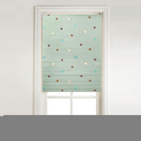 Sunlover Blackout Roller Blind - Green - Polka Dots - 60 x 170cm