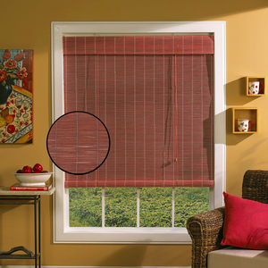 Swish Bamboo Roll Up Blind - Chocolate - 180 x 160cm