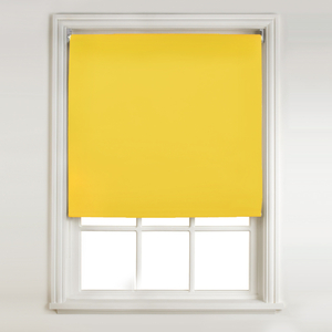 Swish Fabric Roll Up Blind - Yellow - 180 x 175cm
