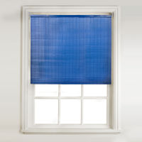 Swish PVC Slat Roll Up Blind - Frosted Navy - 180 x 160cm