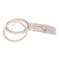 Track & Valance Combined Basic Plastic Valance Curtain Track - 2.5m