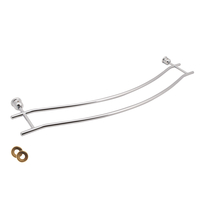 Triton Metlex Duo 24" Double Arm Towel Rail - Chrome