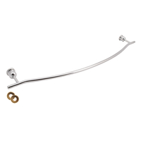 Triton Metlex Duo 24" Single Arm Towel Rail - Chrome