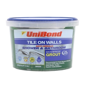 Unibond Tile Grout - Waterproof - Green - 1.5kg