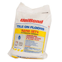 UniBond Waterproof Tile Adhesive - For Floors - White 7m2