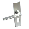 Union Raven Mortice Lever Door Handles Aluminium OP