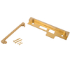 Union Rebated Component - Brass - 173 x 46mm