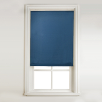 Universal Black-Out Roller Blind - Blue - 180 x 160cm