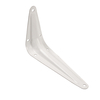 Utility Metal Shelf Bracket - 4" x 6" - White