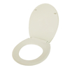 Warneton Plastic Toilet Seat - Steel Hinge - Light Mint