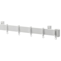 Works Windows Basic Plastic Curtain Track - 1.5m