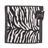 Zebra Print Face Cloth - 100% Cotton - Black & White