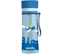 Aladdin Kids Water Bottle Blue (0.35L) (Blue/Grey)