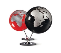 Anglo Contemporary Globe (Red) (Red)