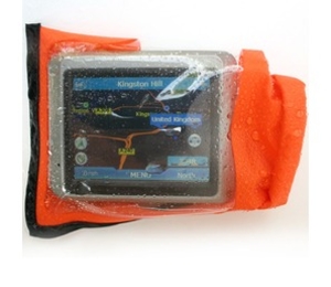 AquaPac StormProof Phone Pouch (Mini Orange)